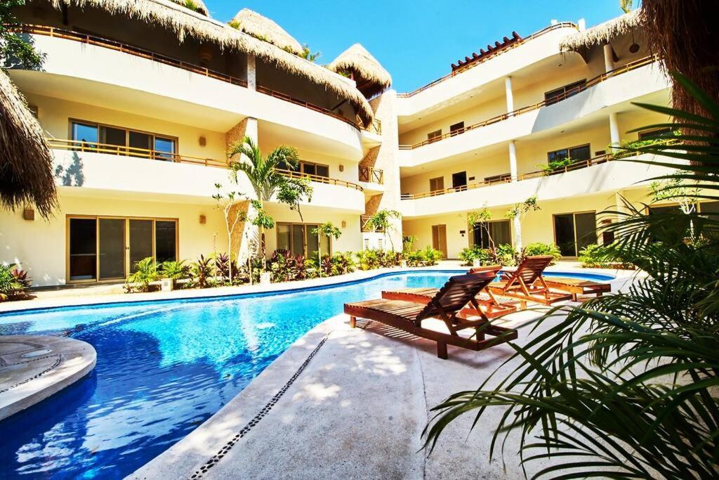 Puerta Zama - Luxury Apartmentsトゥルム エクステリア 写真